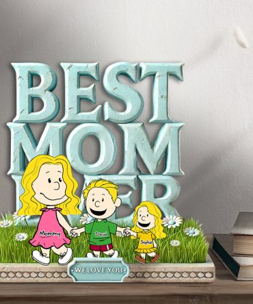 Personalized Gift For Mom Plaque, Best Mom Ever