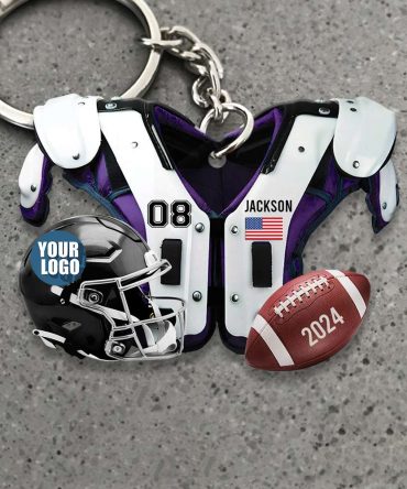 Personalized Gifts For Football Lover Keychain 02Hudt231224