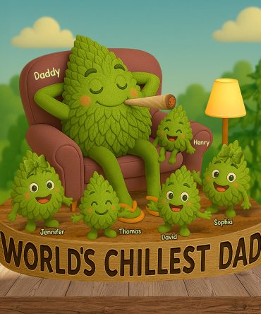 Chilling Dad - Personalized Christmas Gifts For Dad Plaque 022Toqn100425