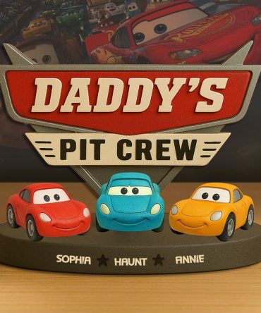 Cars Dad Plaque - Gift For Father 06Nalu160425