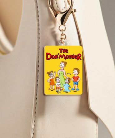 Mom & Her Little Ones Keychain - Personalized Gifts Mother 022Tolu020425Pa
