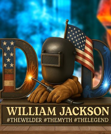 American Welder Acrylic Plaque - Personalized Gifts For Dad 05Qhqn130525