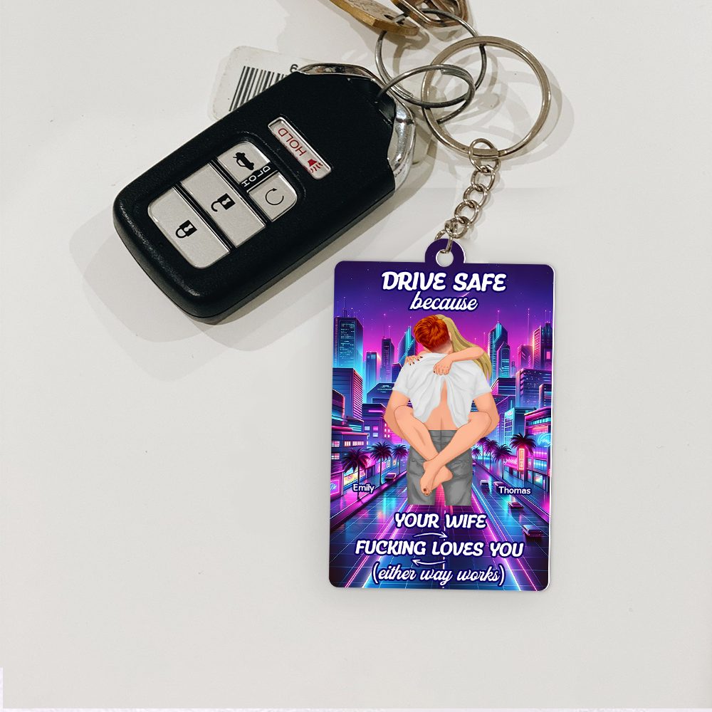 Personalized Gifts For Couple Keychain Drive Safe 02Xqpu301224Hg - Image 5