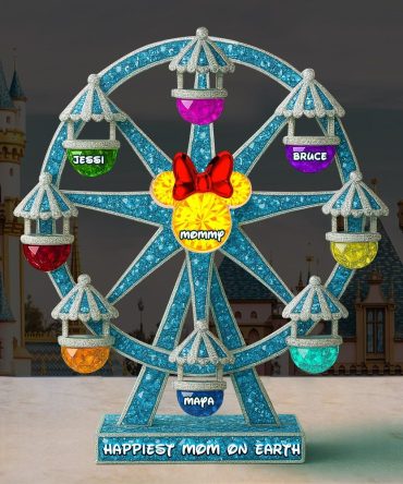 Ferris Wheel Plaque - Personalized Gift For Mom 01Ohlu160425