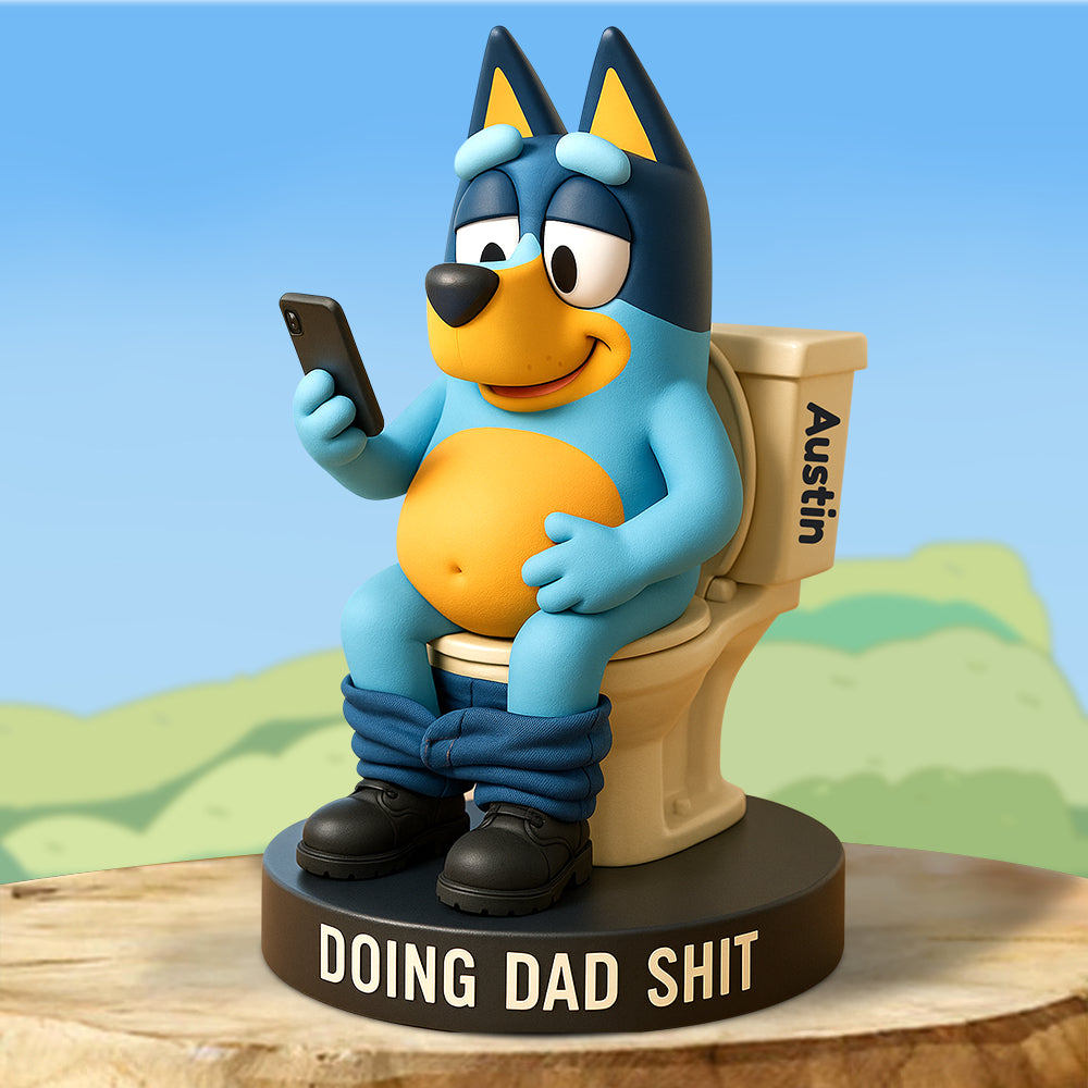 Funny Dad Doing Acrylic Plaque - Personalized Gifts For Dad 03Ohdt090525 - Image 2