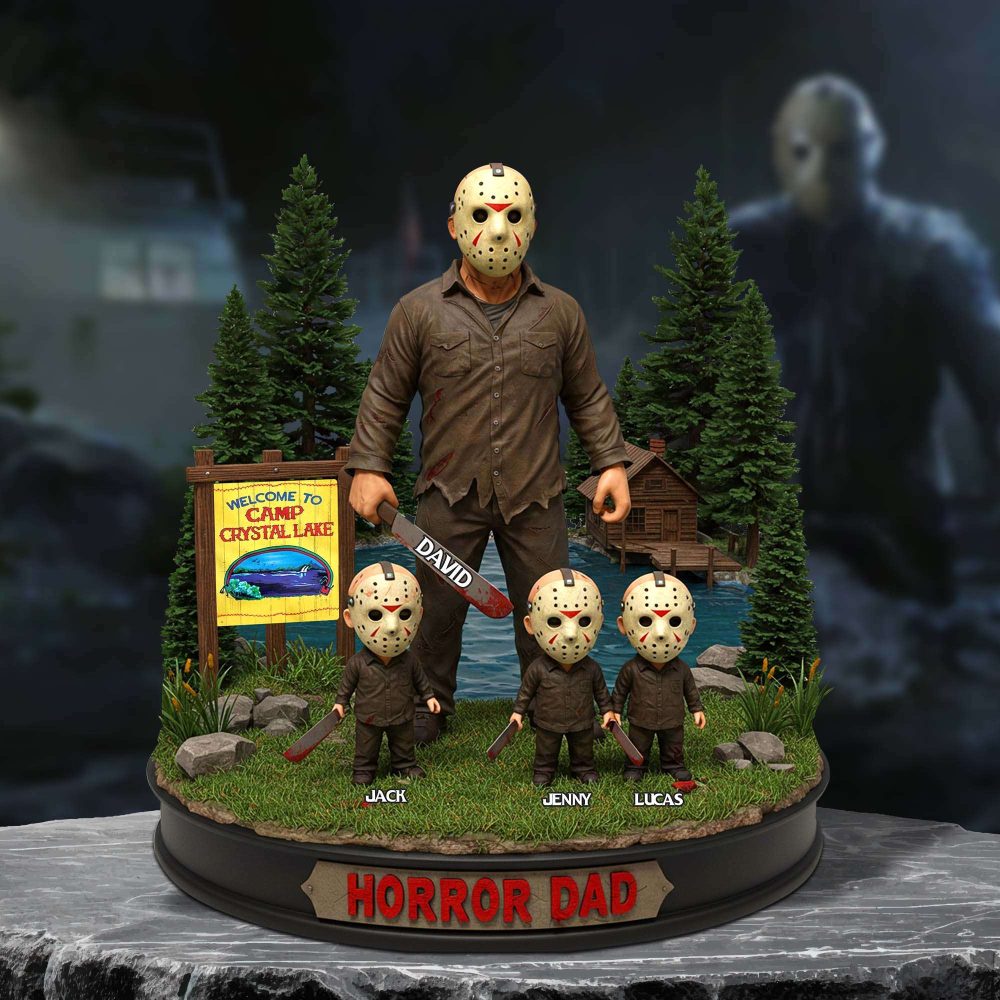 Christmas Horror Dad Acrylic Plaque - Personalized Gifts For Dad 03Qhtn050525