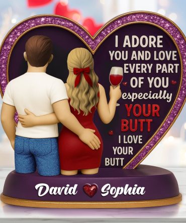 Hugging Couple Acrylic Plaque - Personalized Gifts For Couple 01Nalu230525