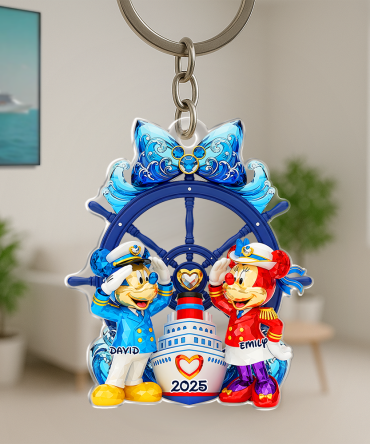 Cruising Couple Keychain Personalized Gifts For Couple 01Napu280525
