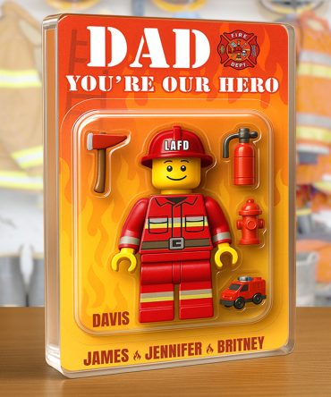 Hero Firefighter Dad Acrylic Plaque Personalized Gifts For Dad 07Nadt070525