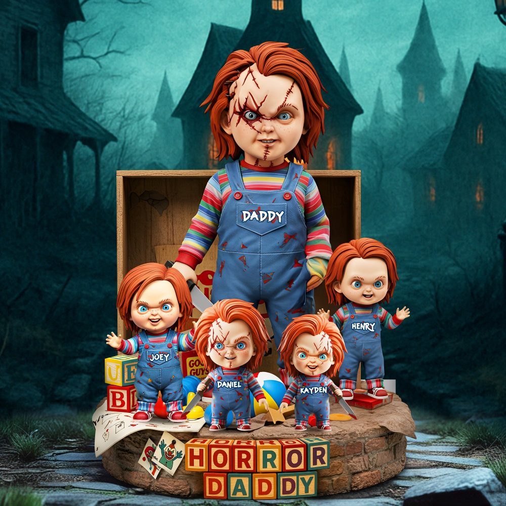 Horror Dad Plaque - Personalized Gifts For Dad 01Qhlu060525