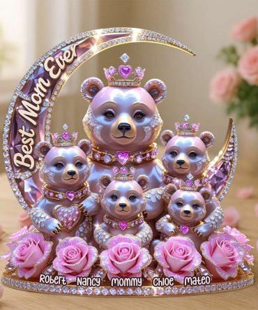 Bear Mom Acrylic Plaque Personalized Gifts For Mom 01Tgdt240425