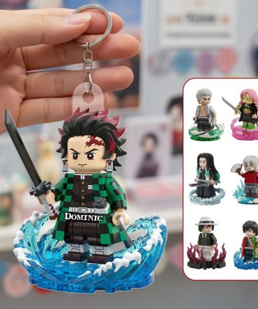 Personalized Gifts For Fans - Darkness Hunter Custom Shape Acrylic Keychain 02Pgmg080925