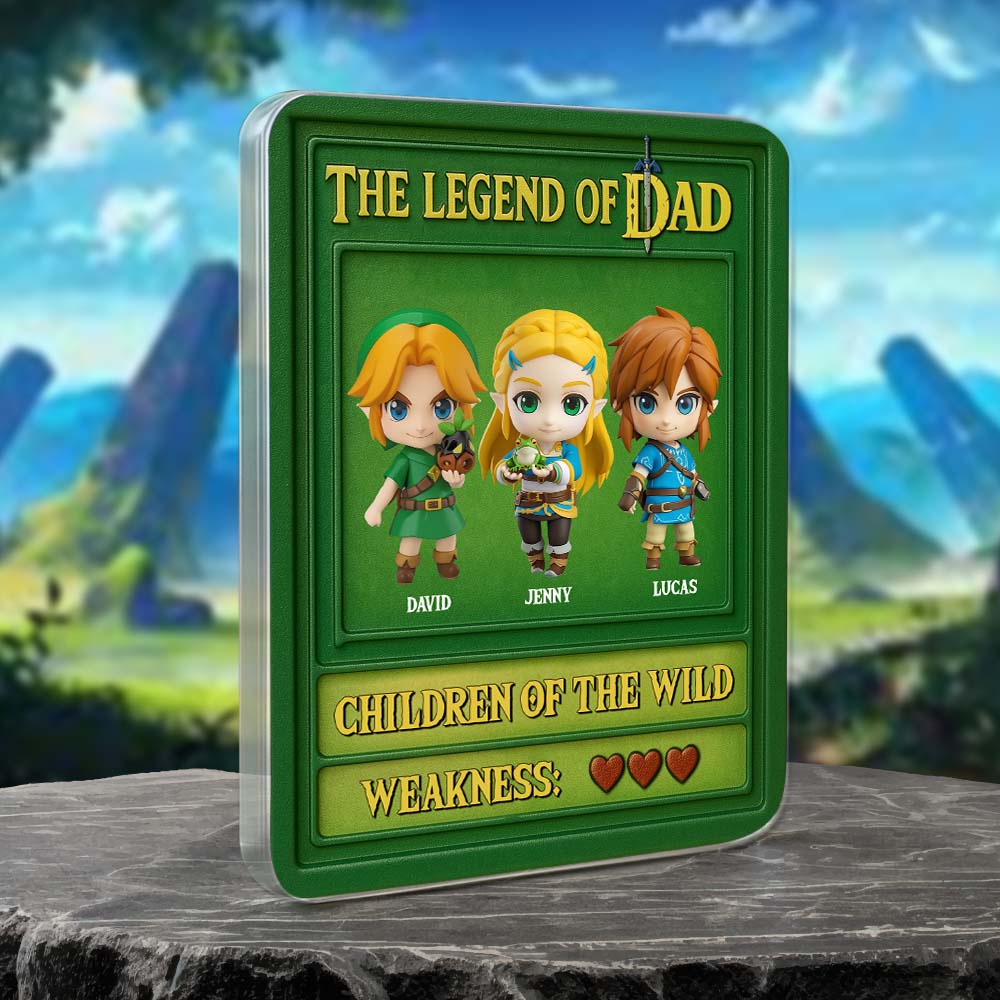 Gaming Legend Plaque Personalized Gifts For Dad 01Natn100525 - Image 2