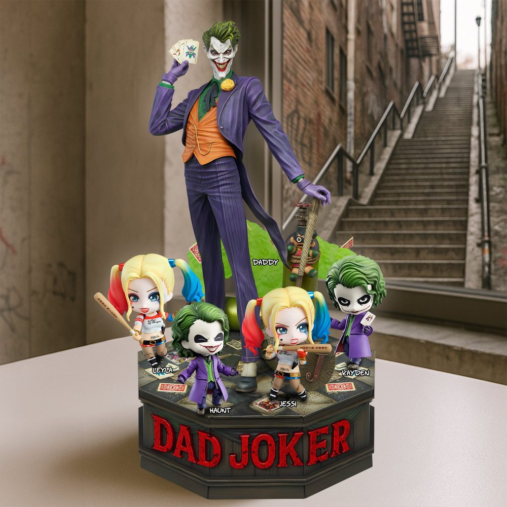 Clown Dad Acrylic Plaque Personalized Horror Gifts For Dad 01Hulu150525 - Image 2
