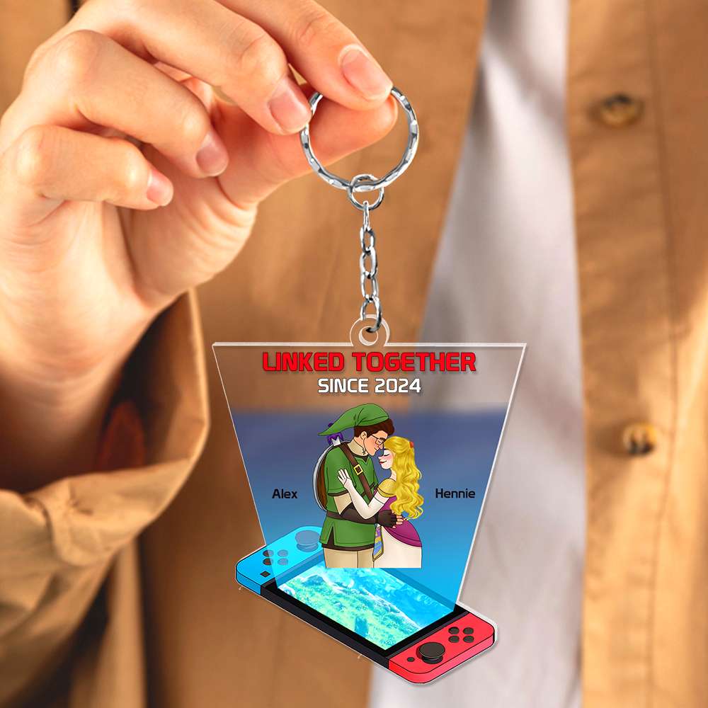 Personalized Gifts For Couples Acrylic Keychain 02Tolu031224Hg - Image 4