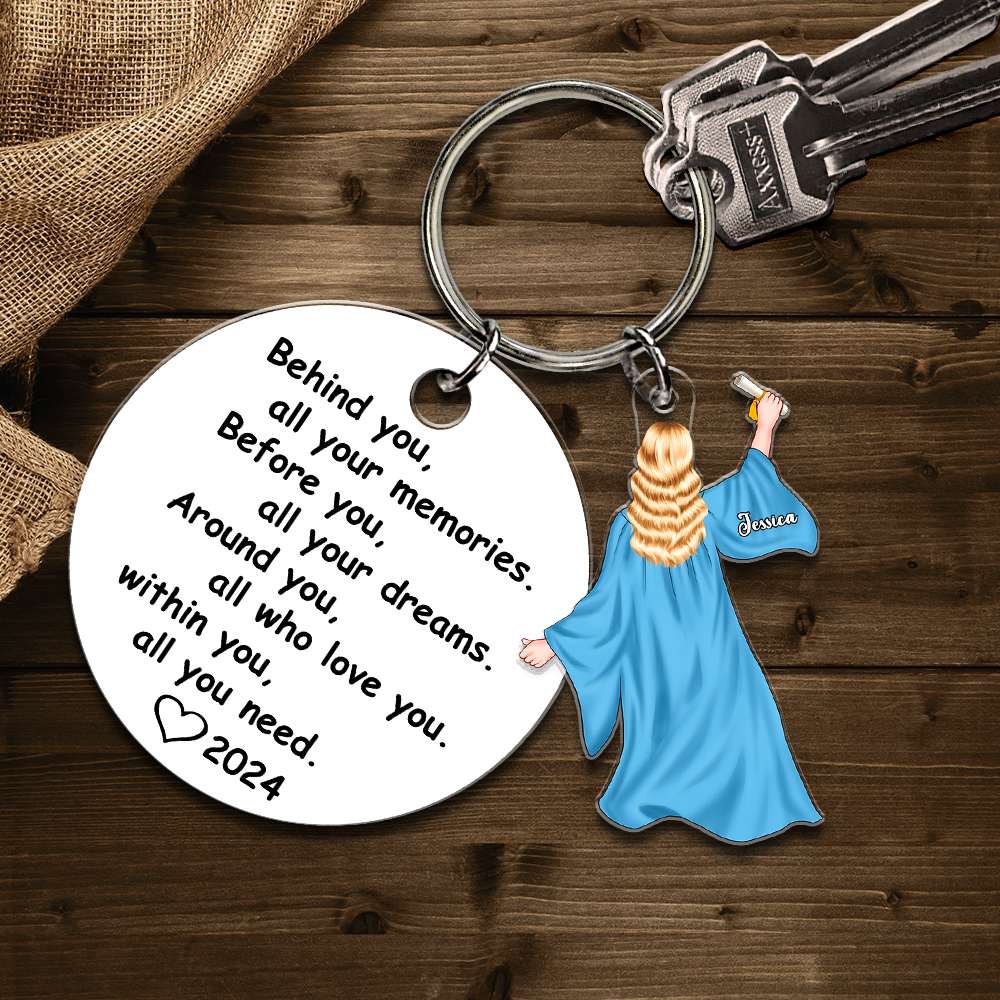 Personalized Gifts For Graduation Tag Keychain 02Acdt131224Tm