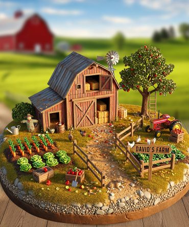 Farmhouse Acrylic Plaque - Personalized Gifts For Farmers 04Toqn240625
