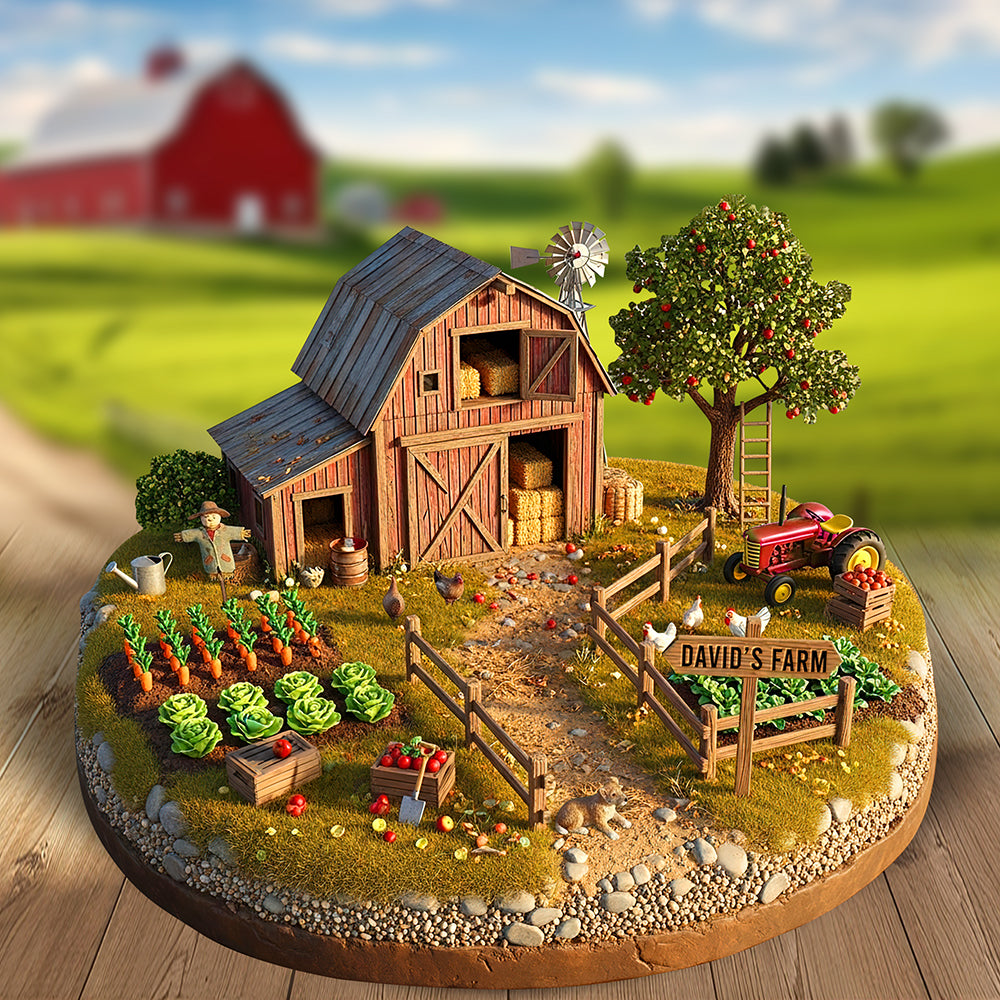 Farmhouse Acrylic Plaque - Personalized Gifts For Farmers 04Toqn240625