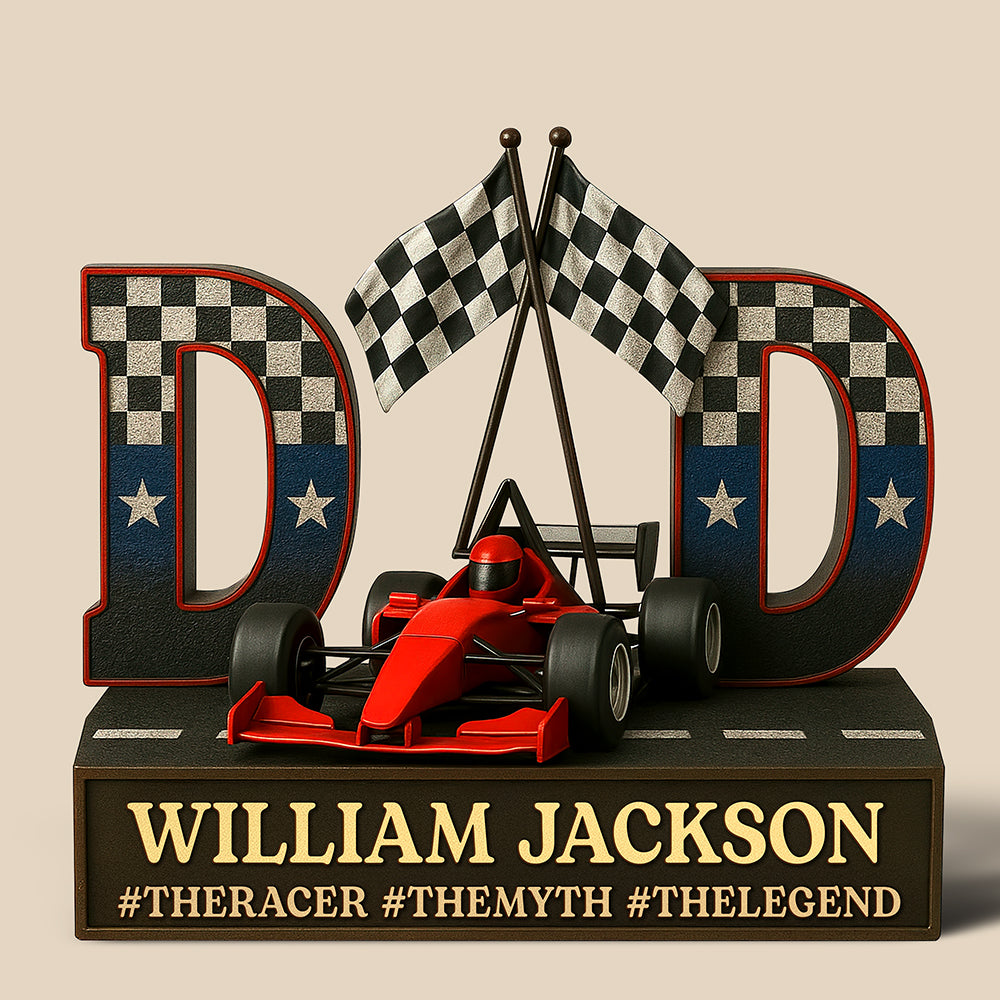 Racing Dad Acrylic Plaque - Personalized Gifts For Dad 05Qhqn090525 - Image 4
