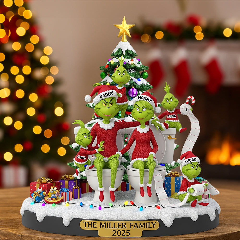 Personalized Christmas Gifts For Family Plaque 03Natn180925 - Image 2