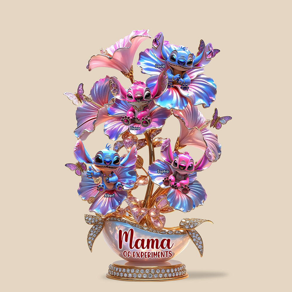 Mama Of Blue Aliens Acrylic Plaque - Personalized Gifts For Mother 01Tgqn240425 - Image 4