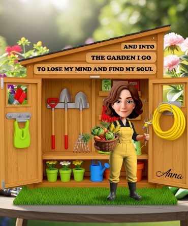 Garden Girl Acrylic Plaque Personalized Gifts For Farmers 03Ohdt090625