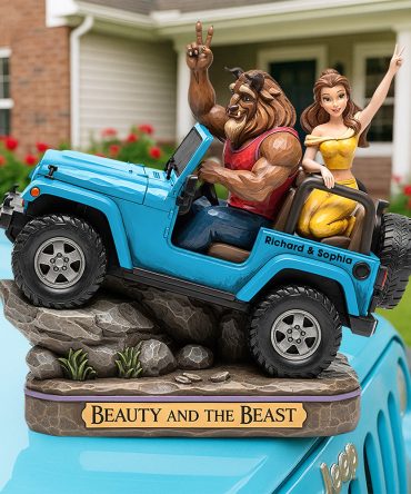 Monster & Princess  Acrylic Plaque - Personalized Gifts For Off-Road Couple 04Qhqn040625
