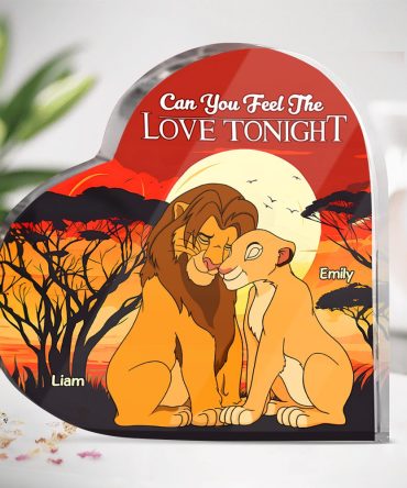 Personalized Gifts For Couple Heart Shaped Acrylic Plaque 02Xqpu231224