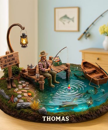 Fishing Man Acrylic Plaque - Personalized Gifts For Fishers 02Topu240625