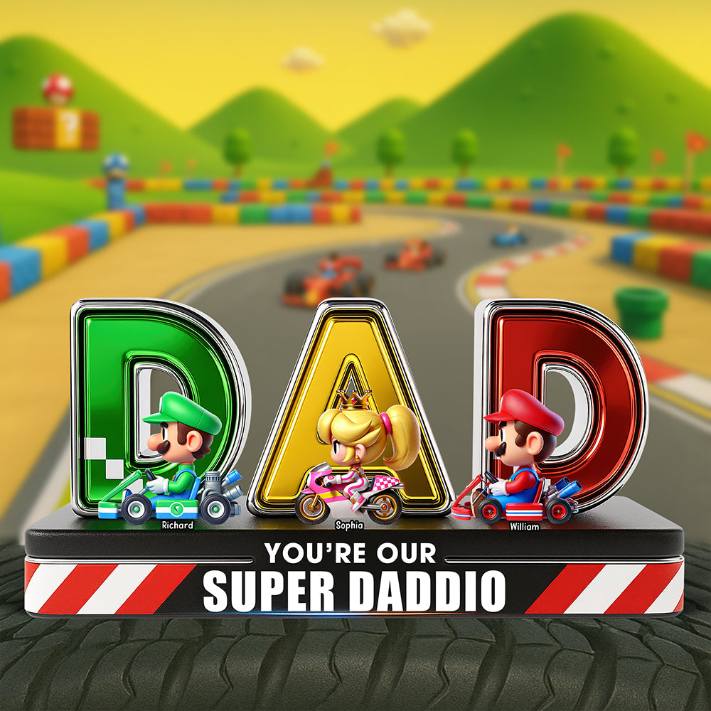 Car Game Fans Acrylic Plaque - Personalized Gifts For Dad 04Tgqn290425