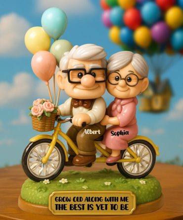Growing Old Together Couple Acrylic Plaque - Personalized Gifts For Couple 02Nalu100625