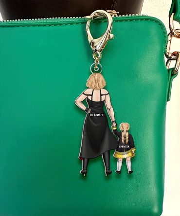 Personalized Gifts For Mom Keychain Anime Mom And Kids 03Qhhu190225Pa