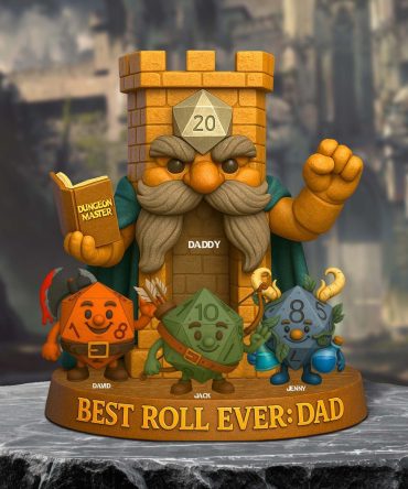 Best Christmas Roll Ever Plaque – Personalized Gifts For Gamer Dad 02Natn050525