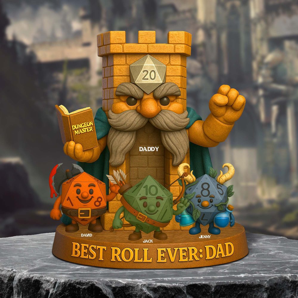 Best Christmas Roll Ever Plaque – Personalized Gifts For Gamer Dad 02Natn050525