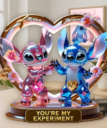 Festive Experiment In Love – Custom Christmas Acrylic Gifts For Couple 02Tglu050525