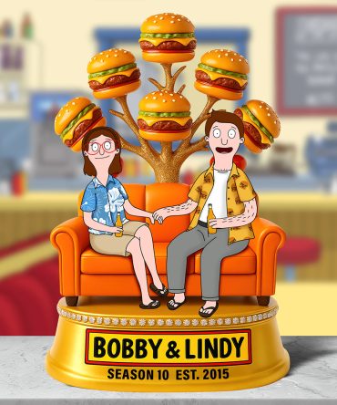 Burger Couple Acrylic Plaque Personalized Gifts For Couple 01Ohqn050625Pa