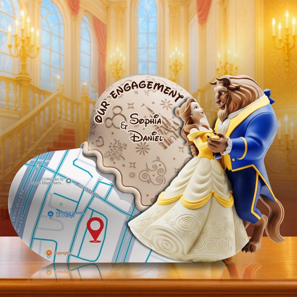 Couple'S Sweet Engagement Acrylic Plaque - Personalized Gifts For Couples 01Ohlu170725 - Image 2