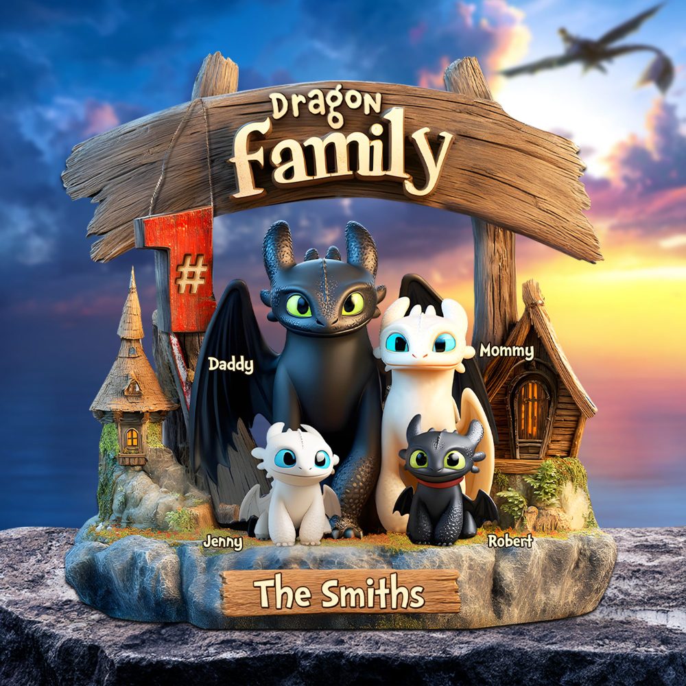 Family Acrylic Plaque - Personalized Gifts For Family 04Tgpu080525