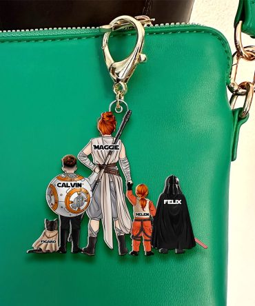 Personalized Gifts For Mom Keychain Galaxy Mom And Kids 07Qhhu220225Hhhg