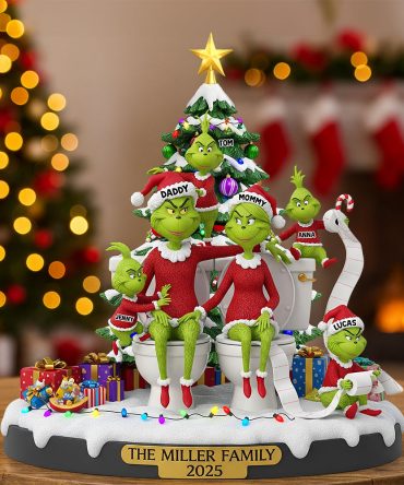 Personalized Christmas Gifts For Family Plaque 03Natn180925
