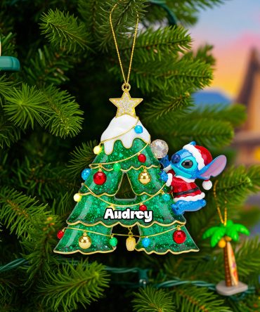 Experiment Alphabet Christmas Keychain Personalized Gifts For Fans 02Hydt030925