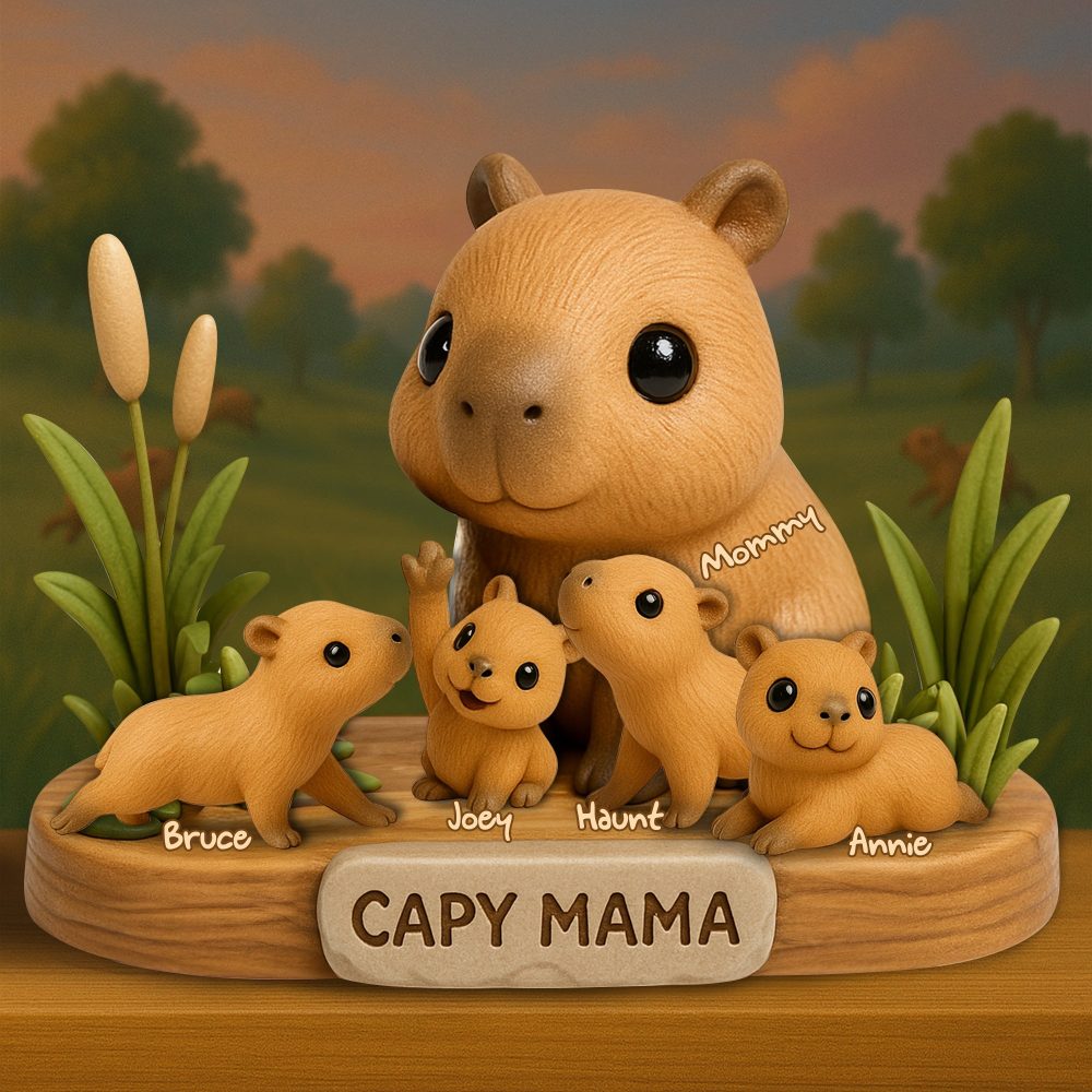 Water Pudge Mom Acrylic Plaque - Personalized Gifts For Mother 05Nalu150425