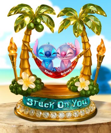 Stuck On You Acrylic Plaque Personalized Gifts For Couple 01Ohdt060525