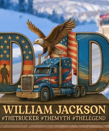 Trucker Dad Acrylic Plaque - Personalized Gifts For Dad Christmas Decor 06Qhqn090525