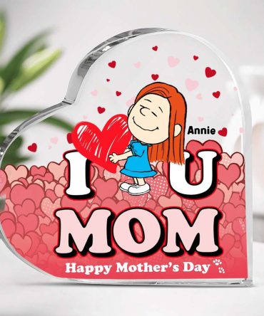 Mom Heart Plaque - Personalized Gifts For Mother 01Xqlu130125Hg