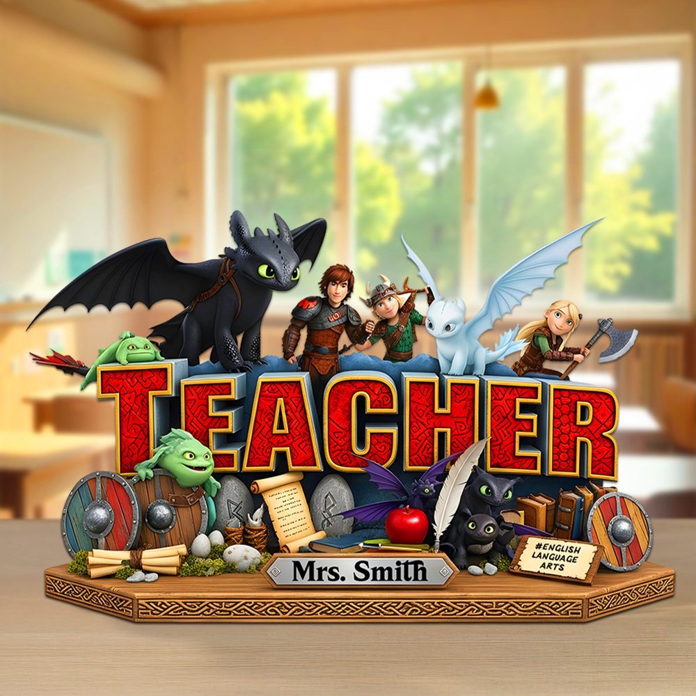 Teacher Acrylic Plaque - Personalized Gifts 03Tgpu170625