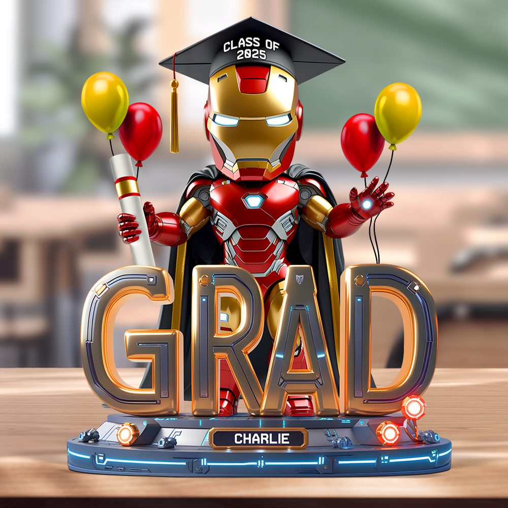 Iron Graduation Plaque - Personalized Gifts For Graduates 01Napu150525 - Image 3