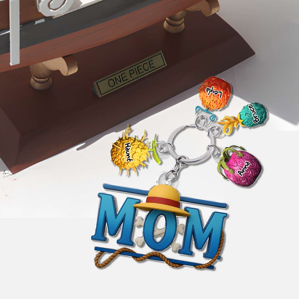 Fruit Mom Keychain - Personalized Gifts For Mom 01Ohlu210425