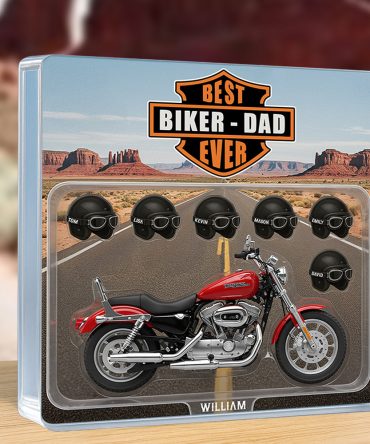 Cool Motorcycle Biker Dad Acrylic Plaque Personalized Gifts For Dad 05Qhdt150525