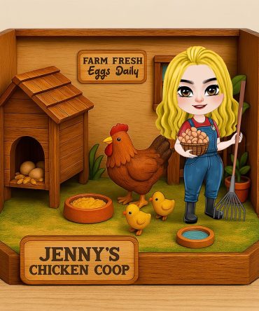 Chicken Coop Plaque - Personalized Gifts For Farmer 03Napu110425Hh